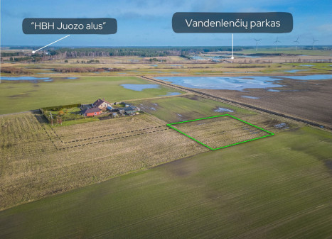 Parduodamas  sklypas Užpelkių k., Kretingos r. sav., 35.25 a ploto