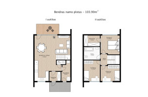Parduodamas namas Luknės g., Domeikavos k., Kauno r. sav., 90 m2 ploto, 2 aukštai 31