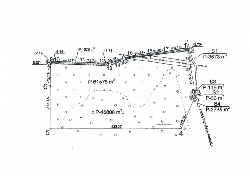 Parduodamas  sklypas Šluiniškių k., Vilniaus r. sav., 1103.5 a ploto 10