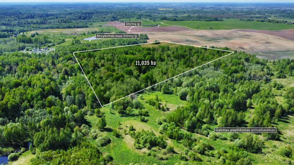 Parduodamas  sklypas Šluiniškių k., Vilniaus r. sav., 1103.5 a ploto 7