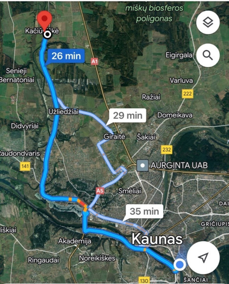 Parduodamas  sklypas Kačiūniškės k., Kauno r. sav., 1500 a ploto 19