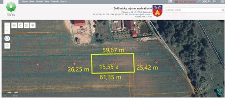 Parduodamas sklypas Lydos g., Šalčininkuose, 19,55 a ploto 7