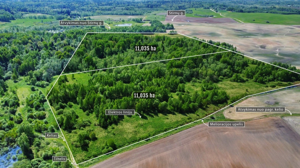 Parduodamas sklypas Šluiniškių k., Vilniaus r. sav., 2207 a ploto 2