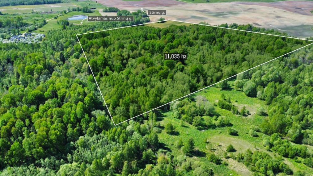 Parduodamas  sklypas Šluiniškių k., Vilniaus r. sav., 103.5 a ploto 9