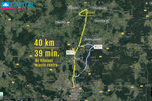 Parduodamas  sklypas Šluiniškių k., Vilniaus r. sav., 2207 a ploto 12