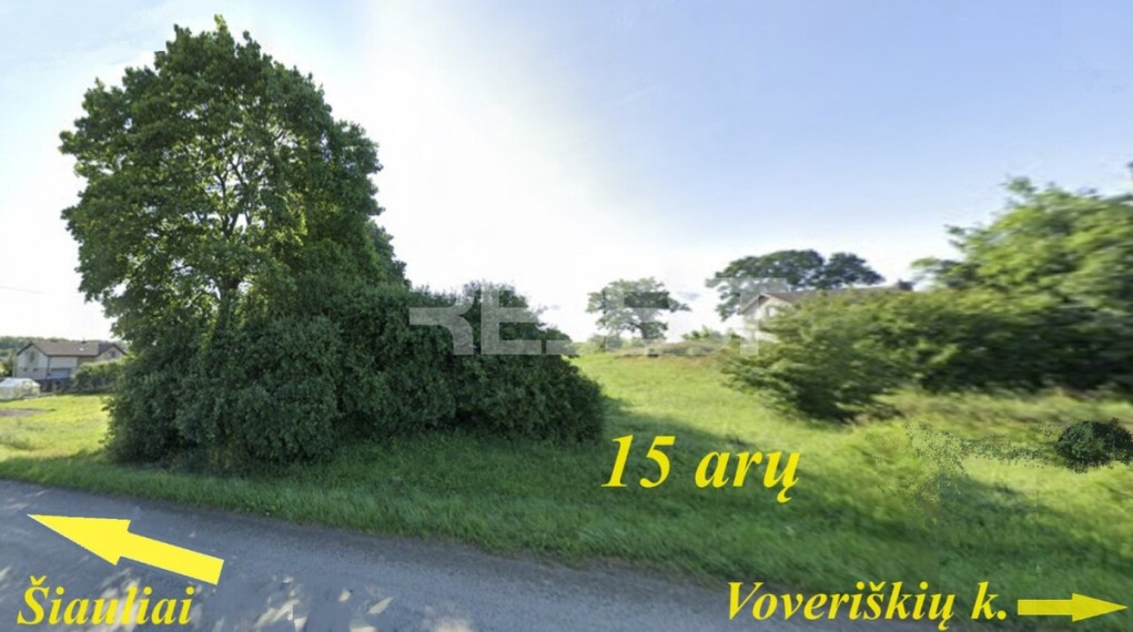 Parduodamas namų valdos paskirties sklypas Pervažos g., Andrijavos k., Šiaulių r. sav., 15 a ploto 6