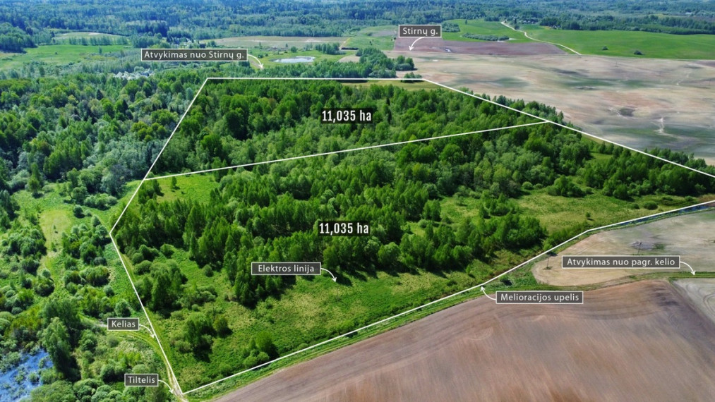 Parduodamas sklypas Šluiniškių k., Vilniaus r. sav., 1103.5 a ploto 2