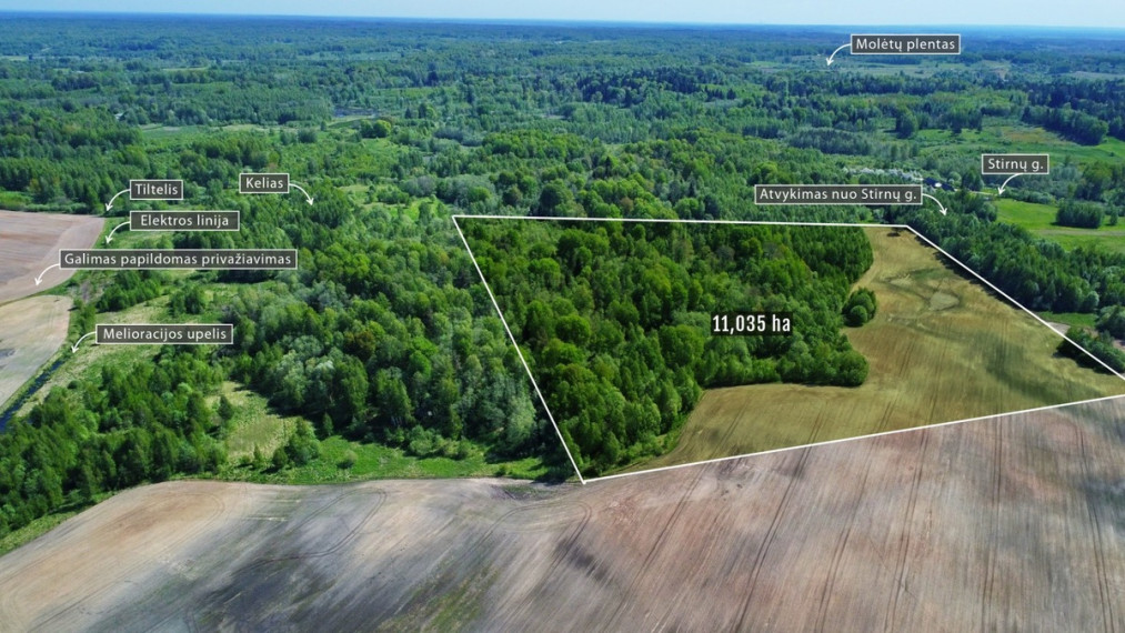 Parduodamas sklypas Šluiniškių k., Vilniaus r. sav., 1103.5 a ploto 4