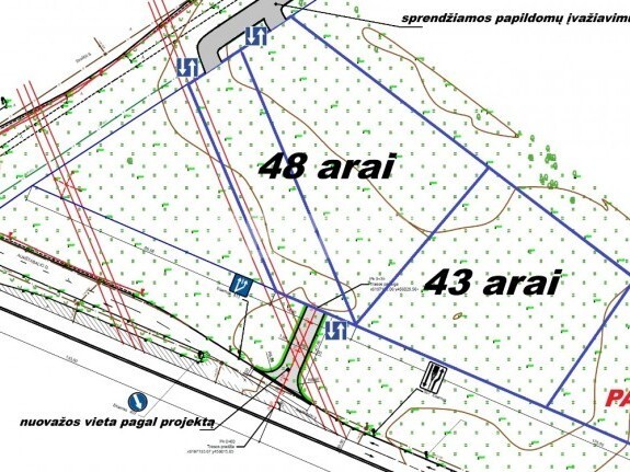 Parduodamas komercinės paskirties sklypas Išradėjų g., Verduliai, Šiaulių m., Šiaulių m. sav., 43 a ploto 2