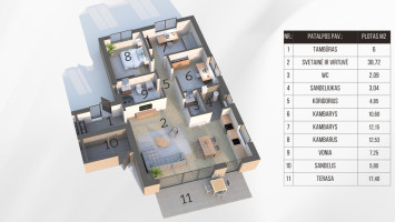 Parduodamas namas Vilties , Virbališkių k., Kauno r. sav., 110 m2 ploto, 1 aukštai 29