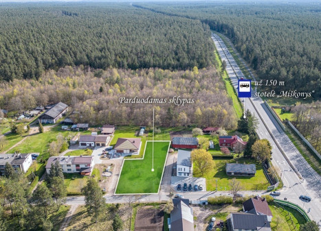 Parduodamas kitos paskirties sklypas Miškonių g., Miškonių k., Vilniaus r. sav., 10.73 a ploto