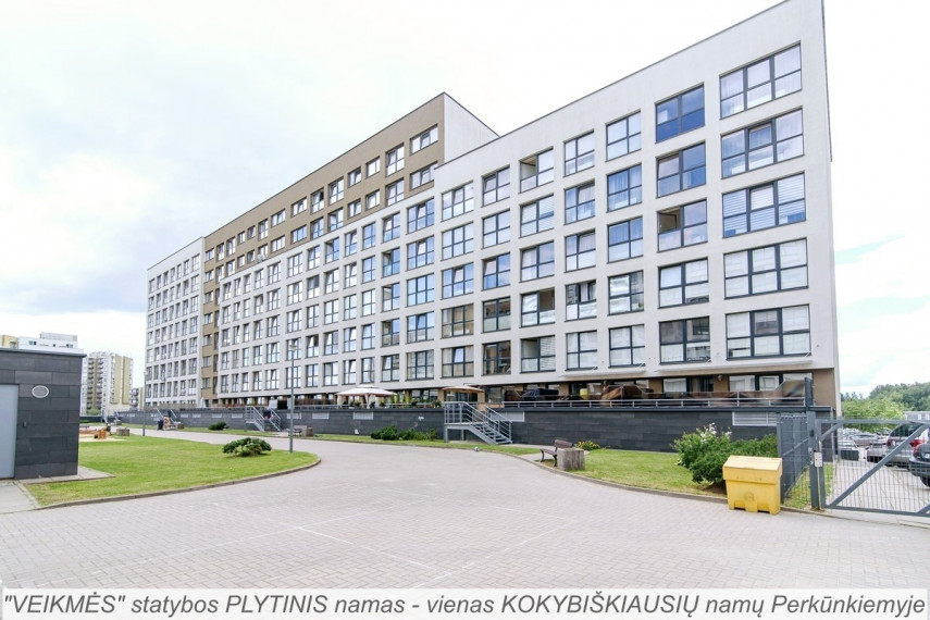 Parduodamas butas Perkūnkiemio g., Pašilaičiai, Vilniaus m., Vilniaus m. sav., 58.04 m2 ploto, 2 kambariai 4