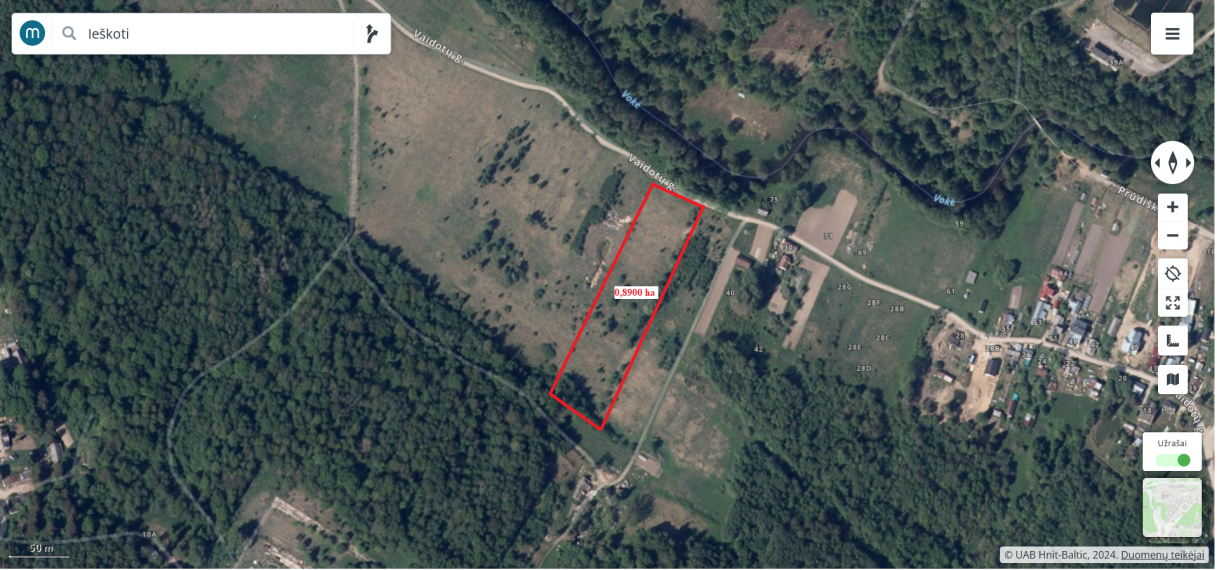 Parduodamas sklypas Vaidotų g., Pagiriai, Vilniaus m., Vilniaus m. sav., 89.00 a ploto 14