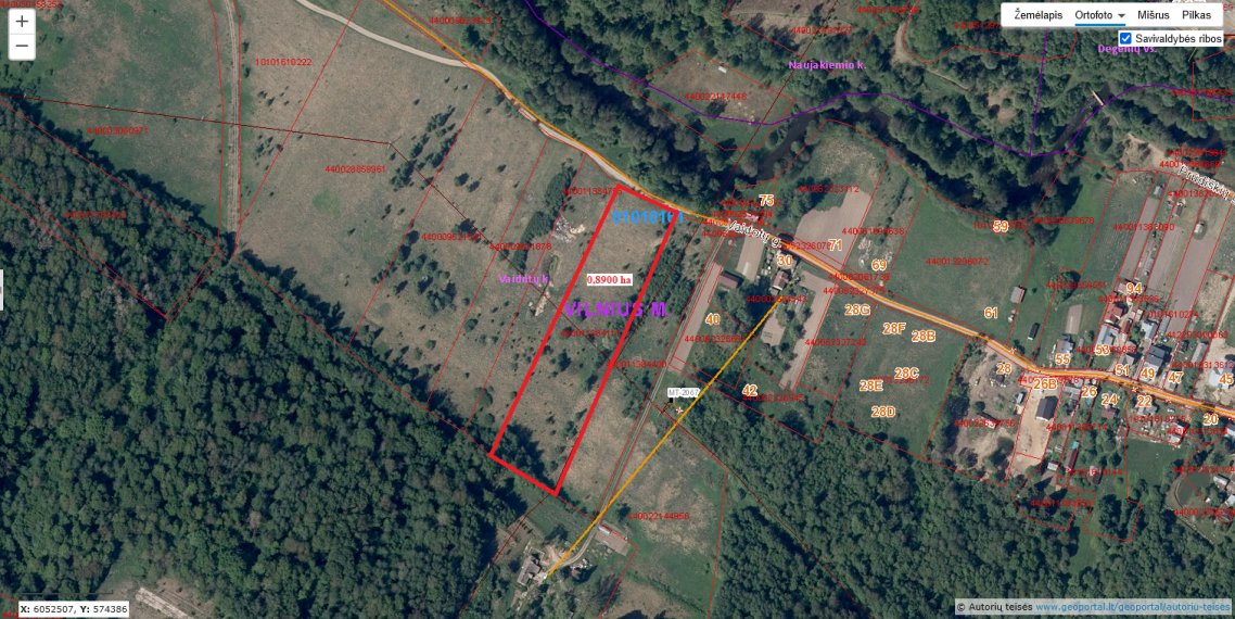 Parduodamas sklypas Vaidotų g., Pagiriai, Vilniaus m., Vilniaus m. sav., 89.00 a ploto 16