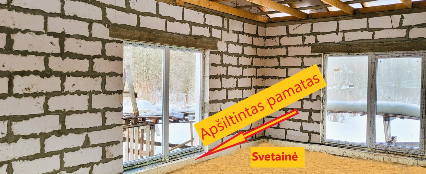 Parduodamas namas Akmeniškių k., Vilniaus r. sav., 80.00 m² ploto 3 kambariai 3