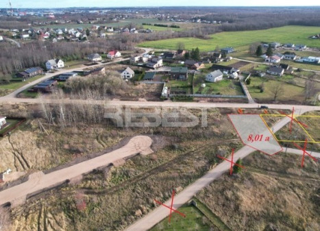 Parduodamas namų valdos paskirties sklypas Jotvingių g., Verduliai, Šiaulių m., Šiaulių m. sav., 8.01 a ploto