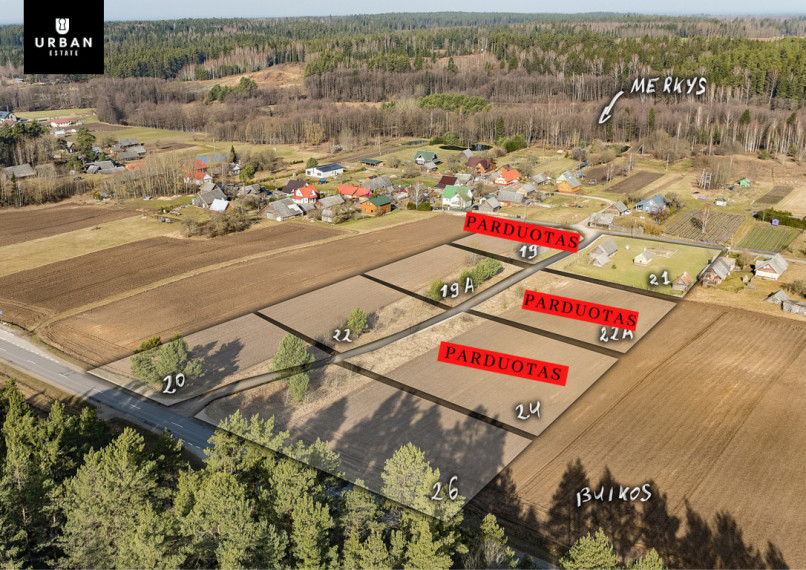 Parduodamas sklypas Buikų k., 17.64 a ploto 1