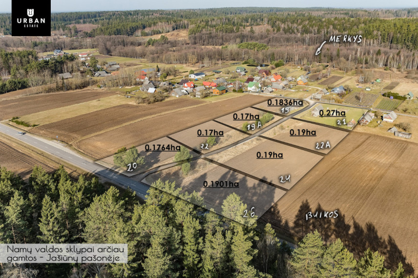 Parduodamas sklypas Buikų k., 17.64 a ploto 2