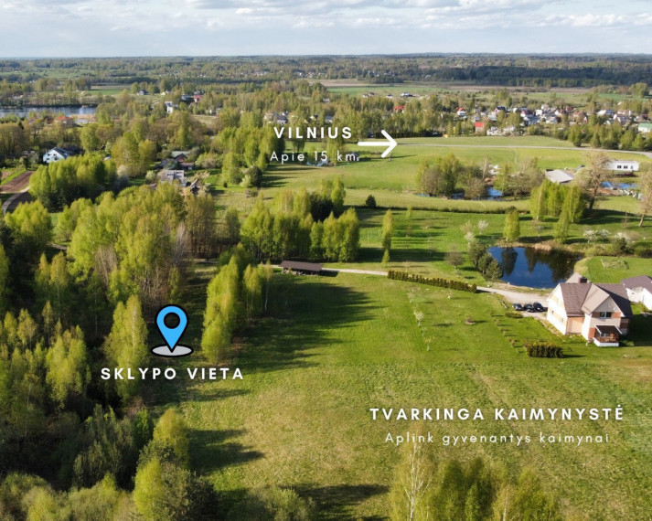 Parduodamas sklypas Ramybės g., Tarpežerės k., Vilniaus r. sav., 25 a ploto 4