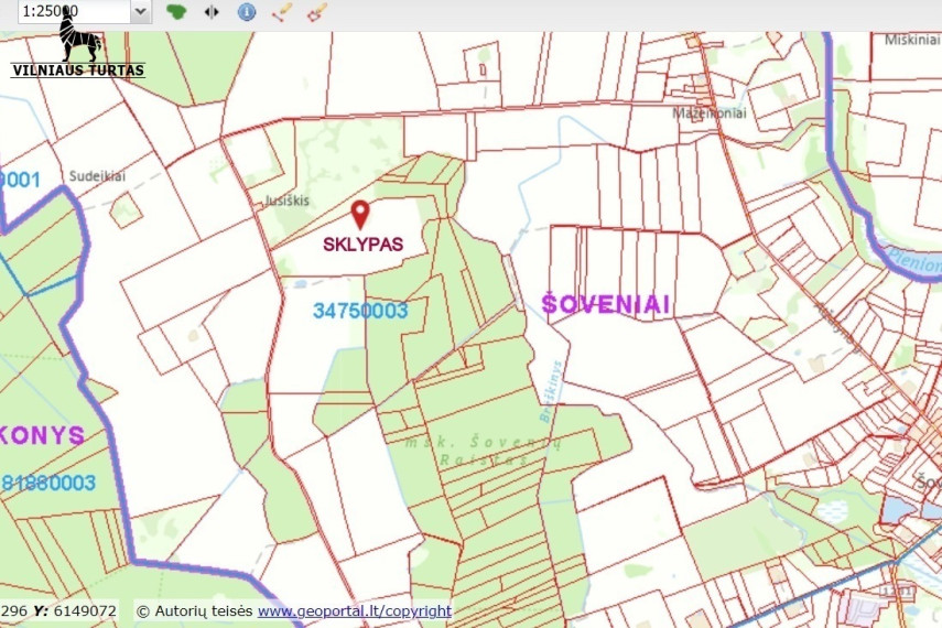 Parduodamas sklypas Jusiškio k., Anykščių r. sav., 2300 a ploto 3