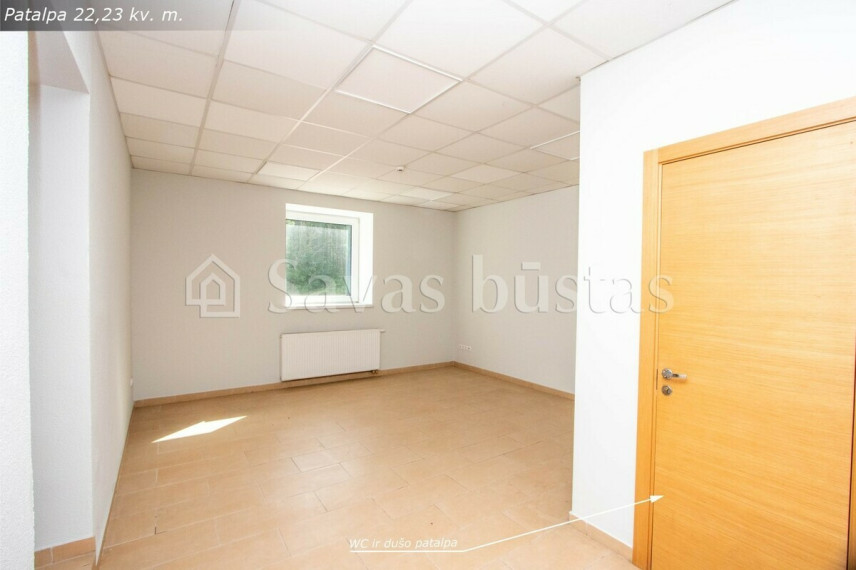 Nuomojamos administracinės, paslaugų, prekybos patalpos Plytinės g., Aleksandrijos k., Šiaulių r. sav., 127.28 m2 ploto 16