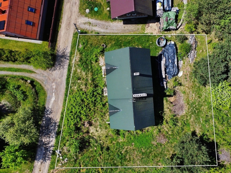 Parduodamas nebaigtas statyti mūrinis namas Trakų r., Gratiškių k., prie Gilušio ežero 9