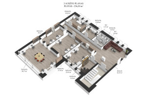 Nuomojamos administracinės, kitos paskirties, paslaugų, prekybos patalpos Granito g., Aukštieji Paneriai, Vilniaus m., Vilniaus m. sav., 236.3 m2 ploto 6