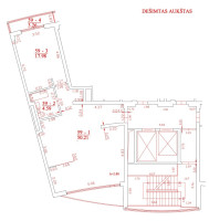 Nuomojamos administracinės patalpos Konstitucijos pr., Šnipiškės, Vilniaus m., Vilniaus m. sav., 76.04 m2 ploto 19