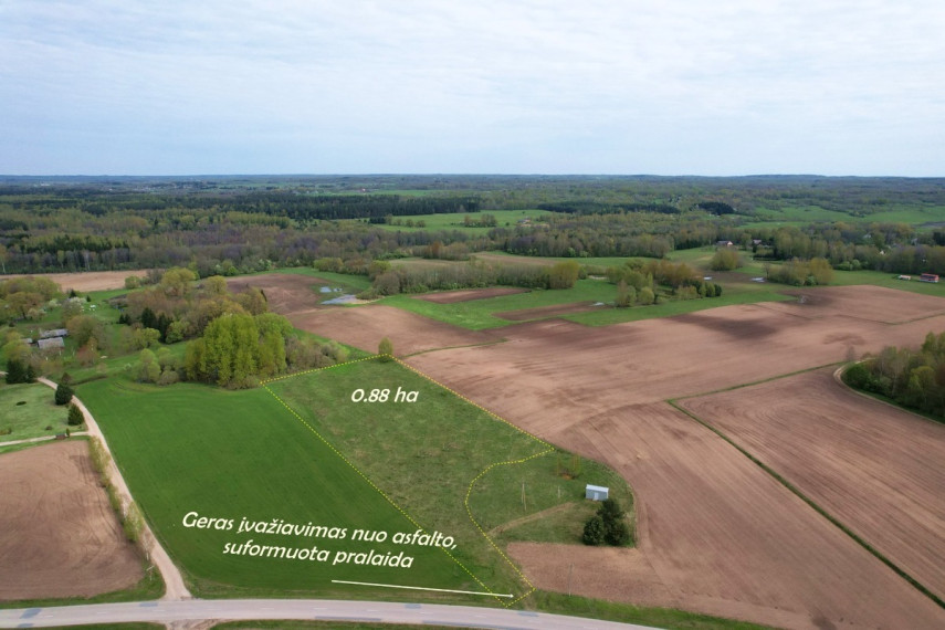 Parduodamas  sklypas Kamaraučiznos k., Molėtų r. sav., 88 a ploto 4