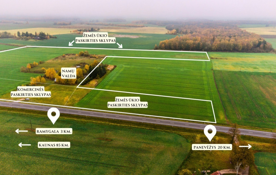 Parduodamas sklypas Rimaisų g., Rimaisų k., Panevėžio r. sav., 286 a ploto 1