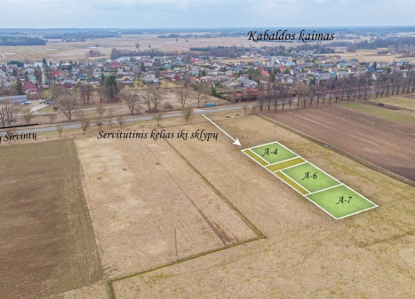 Parduodamas  sklypas Kabaldos k., Širvintų r. sav., 7.47 a ploto