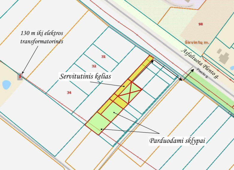 Parduodamas  sklypas Kabaldos k., Širvintų r. sav., 7.47 a ploto 7