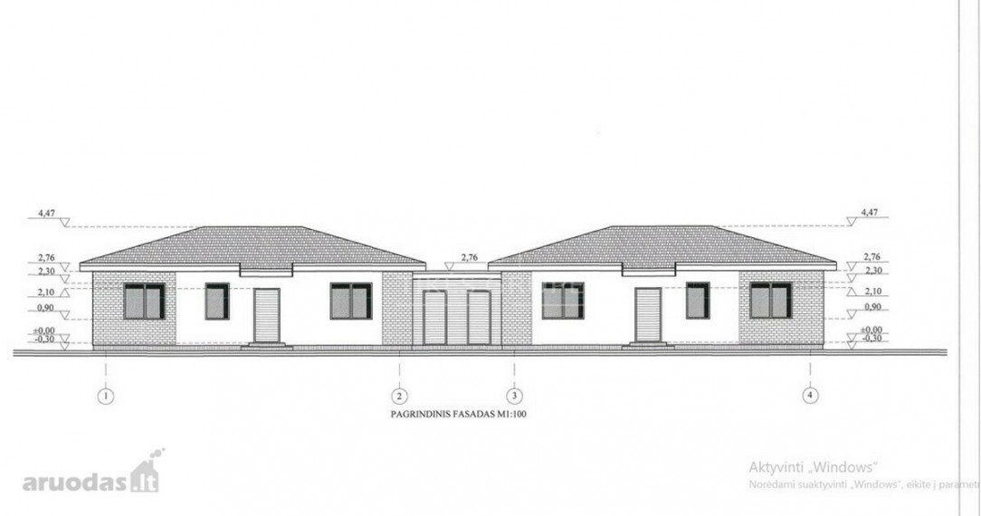 Parduodamas namas Trušelių k., Klaipėdos r. sav., 84 m2 ploto, 1 aukštai 6