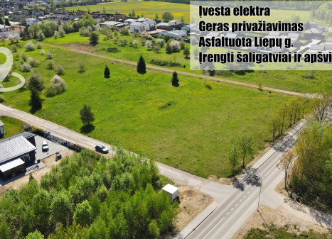 Parduodamas namų valdos paskirties sklypas Liepų g., Užudvarionių k., Vilniaus r. sav., 12.49 a ploto