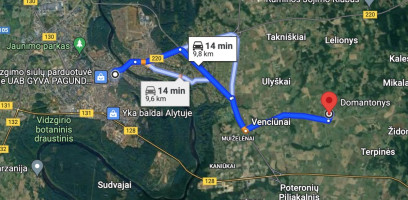 Parduodamas  sklypas Žalioji g.6, Domantonių k., Alytaus r. sav., 21 a ploto 6