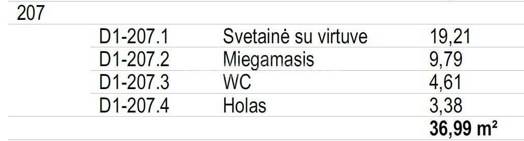 Parduodamas butas Lvivo g., Šnipiškės, Vilniaus m., Vilniaus m. sav., 36.99 m2 ploto, 2 kambariai 6
