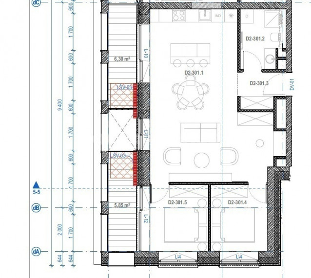 Parduodamas butas Lvivo g., Šnipiškės, Vilniaus m., Vilniaus m. sav., 66.8 m2 ploto, 3 kambariai 3