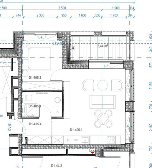 Parduodamas butas Lvivo g., Šnipiškės, Vilniaus m., Vilniaus m. sav., 45.32 m2 ploto, 2 kambariai 4