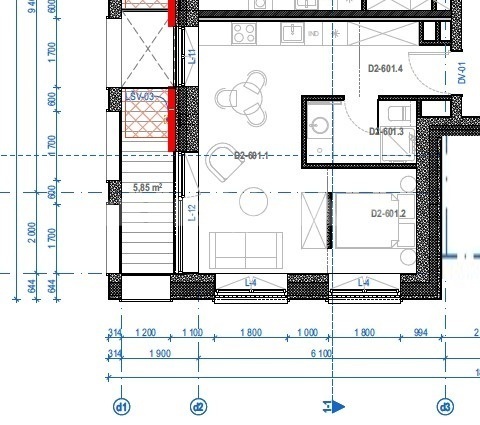 Parduodamas butas Lvivo g., Šnipiškės, Vilniaus m., Vilniaus m. sav., 37.01 m2 ploto, 2 kambariai 3