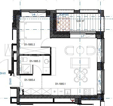 Parduodamas butas Lvivo g., Šnipiškės, Vilniaus m., Vilniaus m. sav., 45.34 m2 ploto, 2 kambariai 4