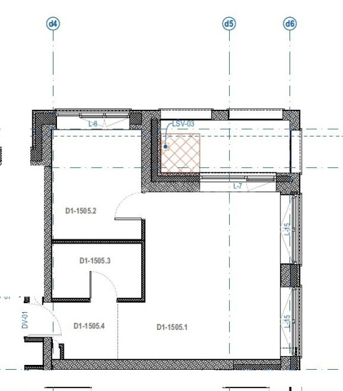 Parduodamas butas Lvivo g., Šnipiškės, Vilniaus m., Vilniaus m. sav., 45.34 m2 ploto, 2 kambariai 3