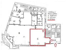 Nuomojamos administracinės patalpos J. Urbšio g., Centras, Panevėžio m., Panevėžio m. sav., 69.24 m2 ploto 6