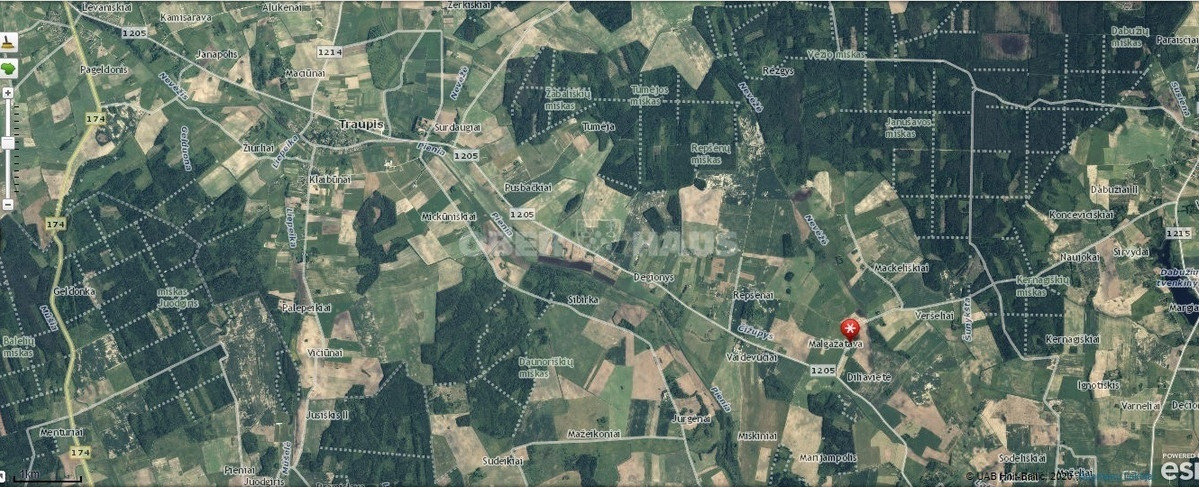 Parduodamas žemės ūkio paskirties sklypas Malgažatavos k., Anykščių r. sav., 1605 a ploto 1