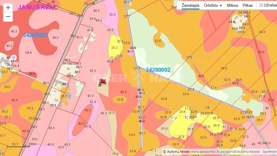 Parduodamas žemės ūkio paskirties sklypas Malgažatavos k., Anykščių r. sav., 1605 a ploto 3