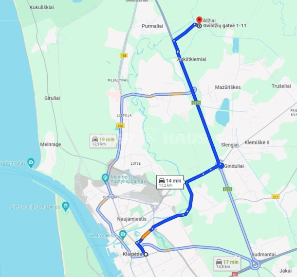 Parduodamas namų valdos paskirties sklypas Gvildžių g. , Gvildžių k., Klaipėdos r. sav., 30 a ploto 6