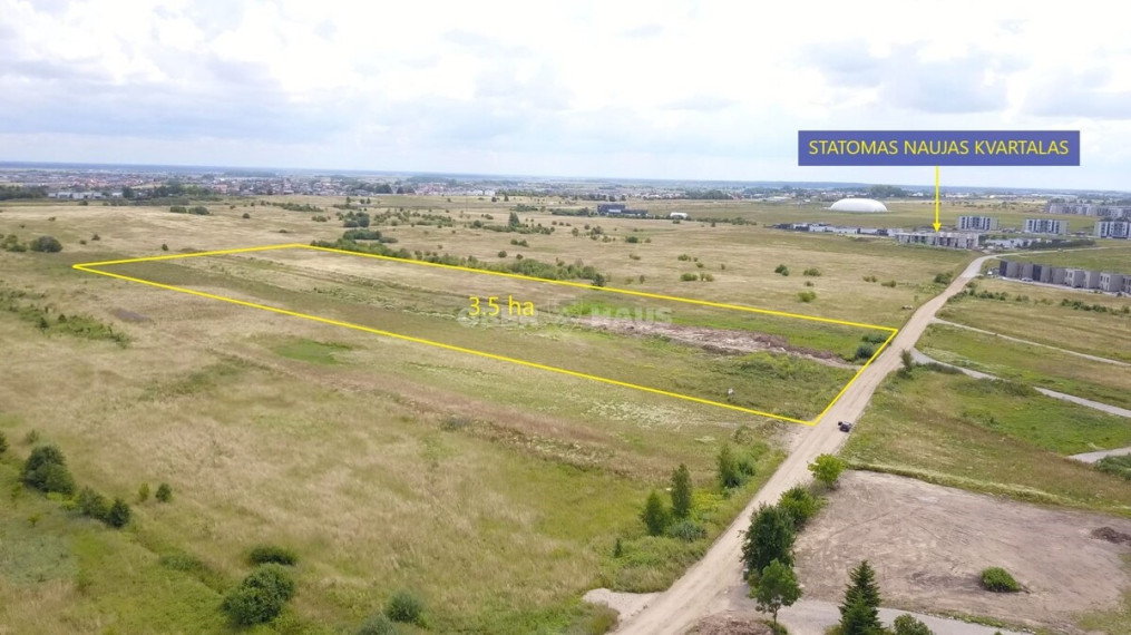 Parduodamas pramonės/sandėliavimo/prekybos paskirties sklypas Lazdinėlių g , Tauralaukis, Klaipėdos m., Klaipėdos m. sav., 350 a ploto 1