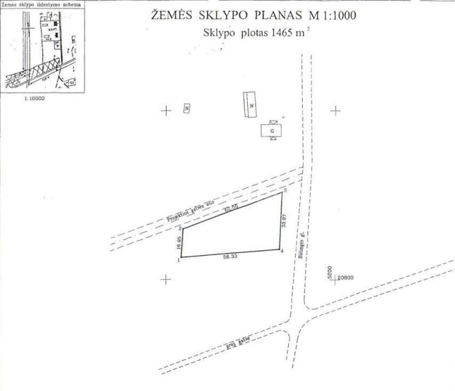 Parduodamas žemės ūkio paskirties sklypas Būtingės g. , Šventoji, Palangos m., Palangos m. sav., 14.65 a ploto 5