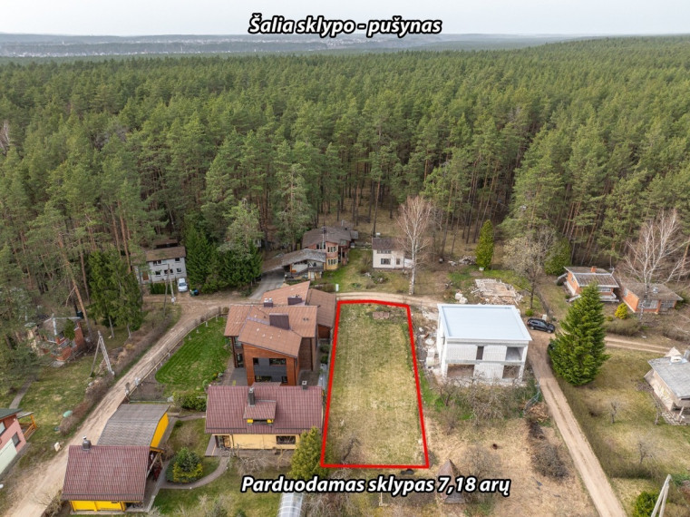 Parduodamas sklypas Vinciūniškių Sodų 8-oji g., Antakalnis, Vilniaus m., Vilniaus m. sav., 7.18 a ploto 1