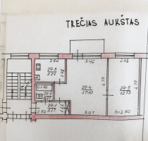 Parduodamas butas Taikos pr., Rumpiškės, Klaipėdos m., Klaipėdos m. sav., 40 m² ploto 2 kambariai 12