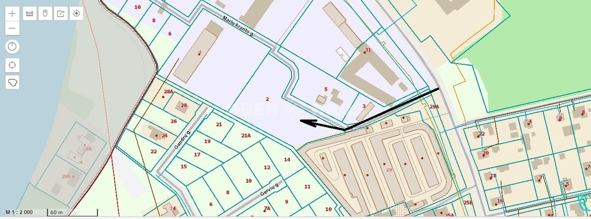 Parduodamas komercinės paskirties sklypas Marių kranto g. , Dembavos k., Panevėžio r. sav., 64.96 a ploto 1